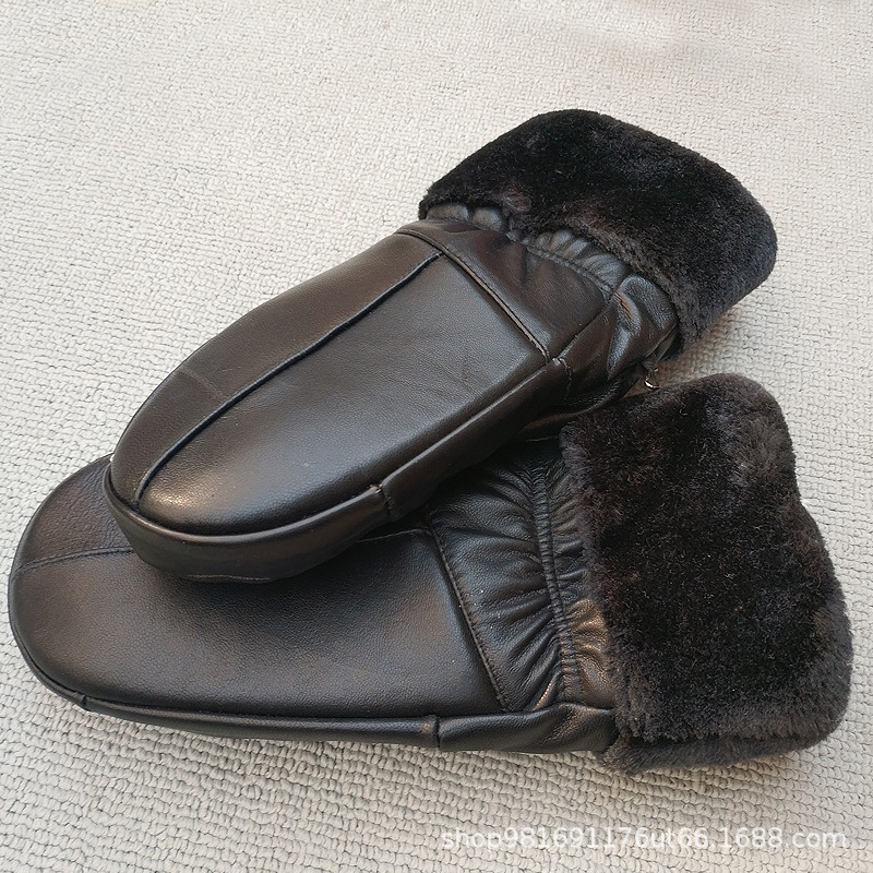 Gloves & Mittens | Waxed Mittens With Fur Trim  –  Womens Accessories Gloves & Mittens