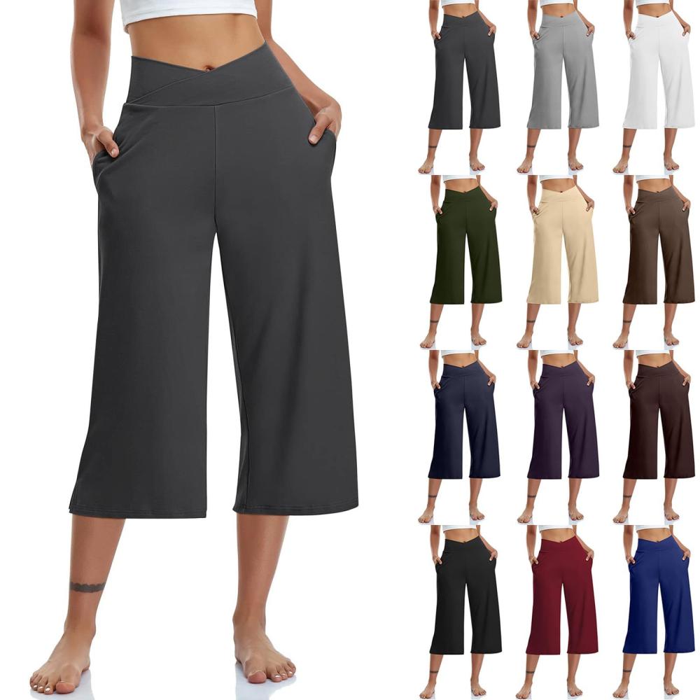 Pants | Wonder Ripstop Wide-Leg Crop  –  Womens Clothing Pants