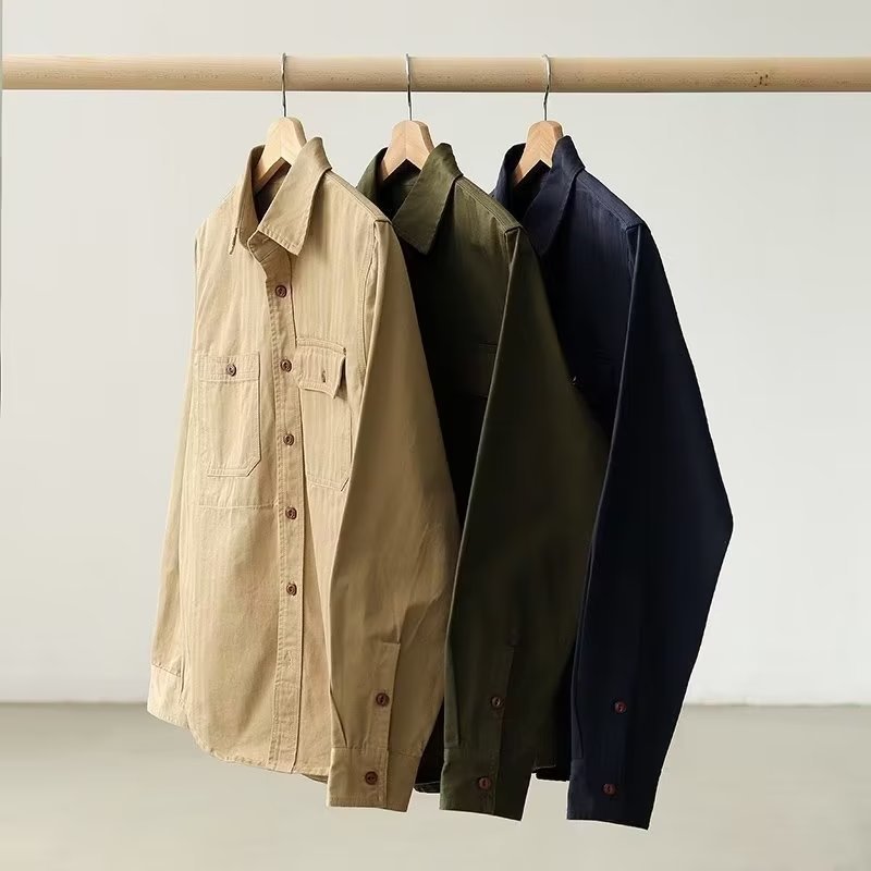 Shirts | Hemp/Tencel™ Long-Sleeved Work Shirt  –  Mens Clothing Mens