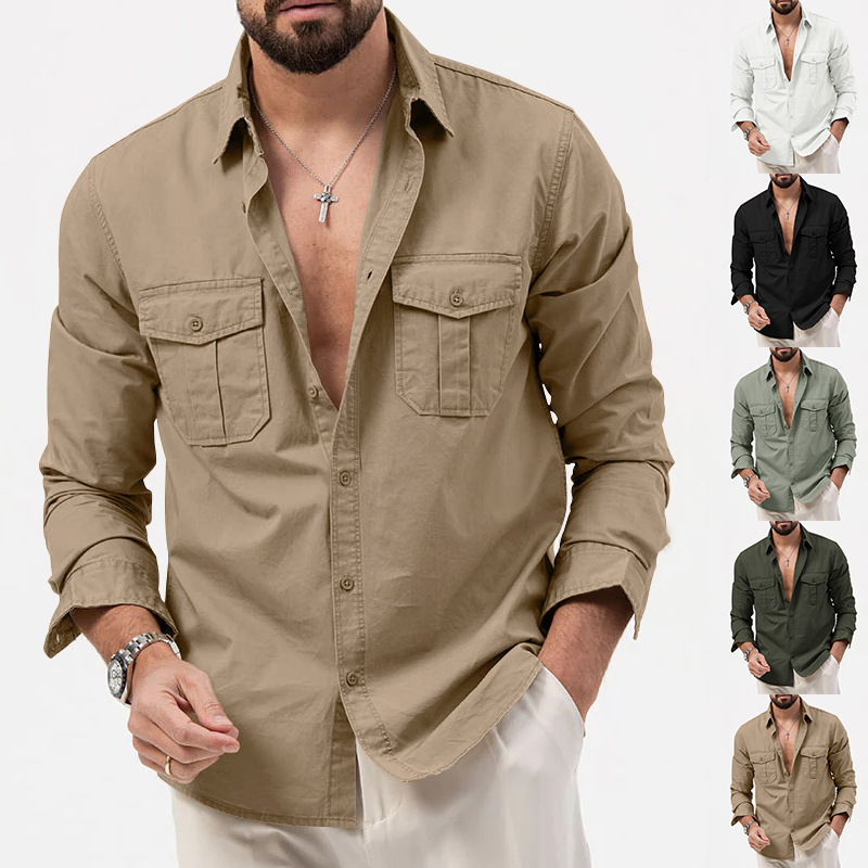 Shirts | Journey Long-Sleeved Bush Shirt  –  Mens Clothing Mens