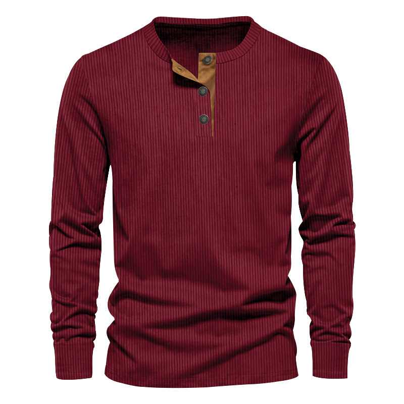 Shirts | Long-Sleeved Big Fork Henley  –  Mens Clothing Mens