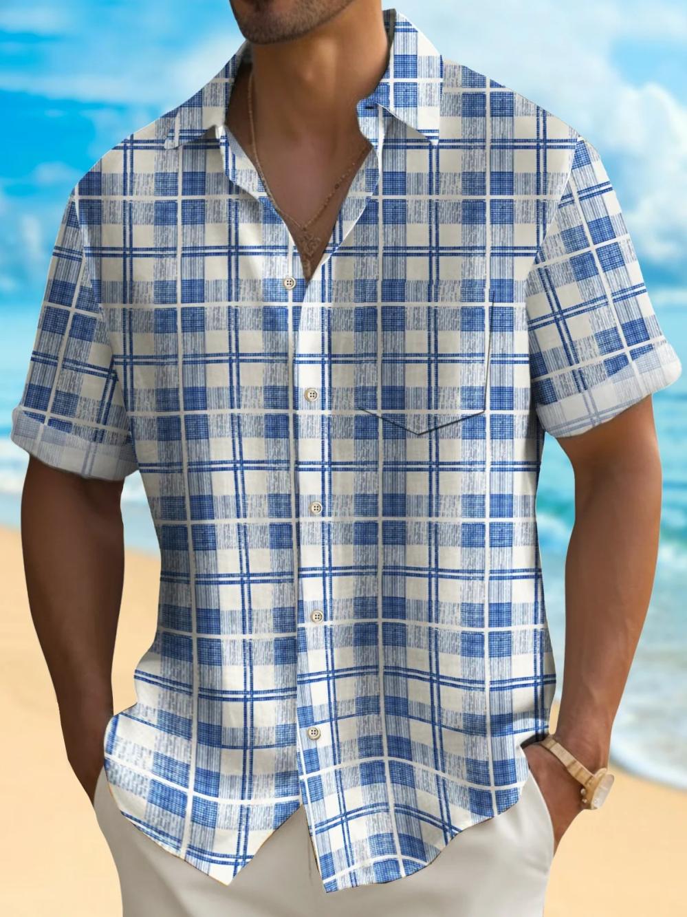 Shirts | Out-Of-Office Comfort Stretch Short-Sleeved Shirt  –  Mens Clothing Mens