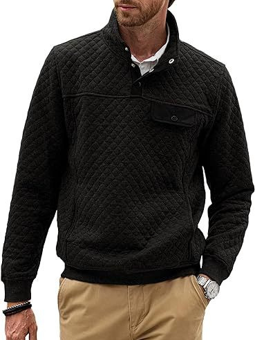 Shirts | Outdoor Quilted Snap Shirt Jacket  –  Mens Clothing Jackets