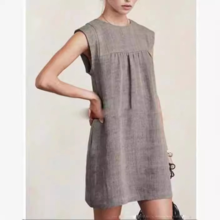 Skirts & Dresses | Tech Chambray Pintuck Tank Dress  –  Womens Clothing Skirts & Dresses