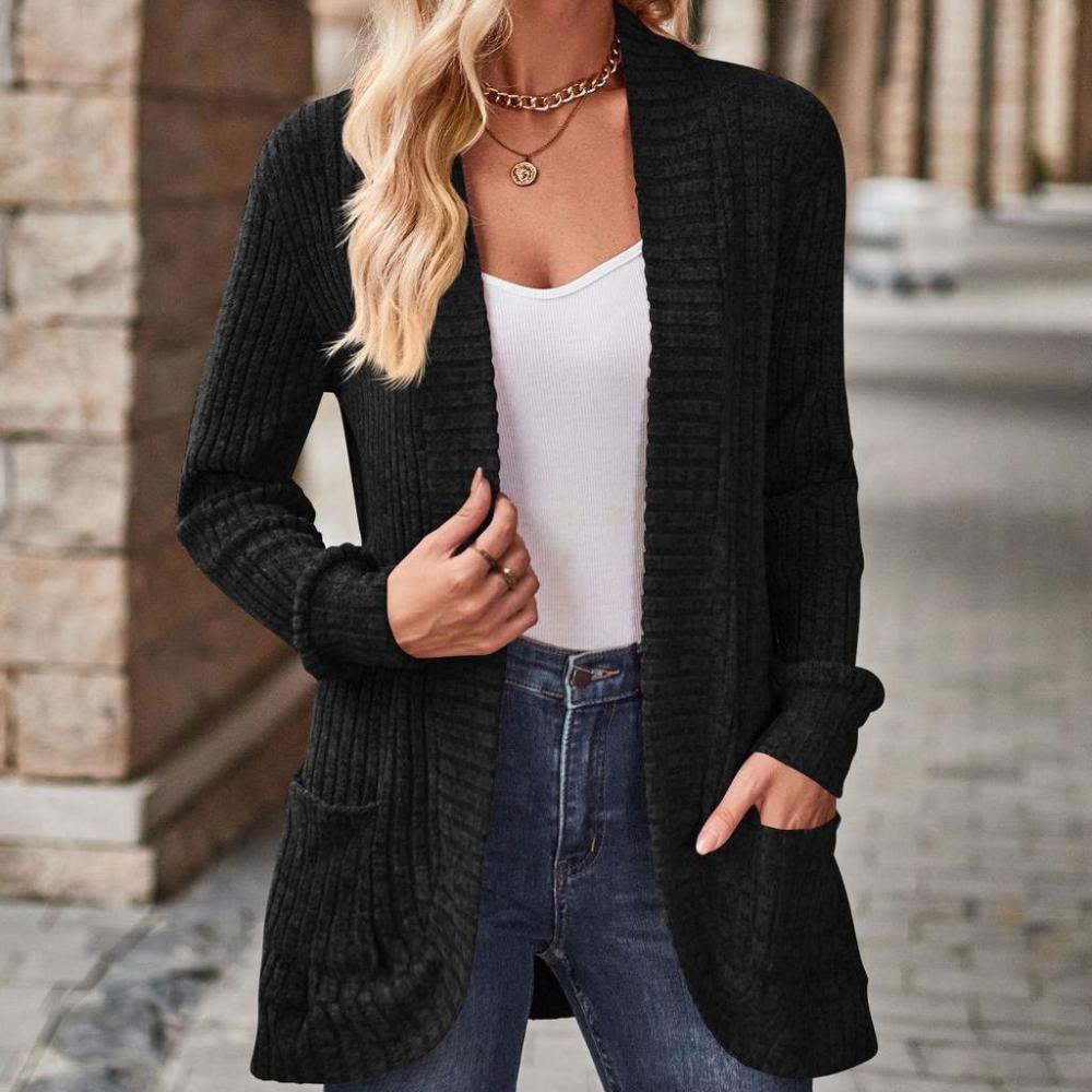 Sweaters | Evergreen Long Open Cardigan  –  Womens Clothing Sweaters